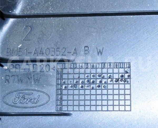 Обшивка багажника Ford Focus III (2011—2015) Ford Focus оригинальный номер bm51a40352a
