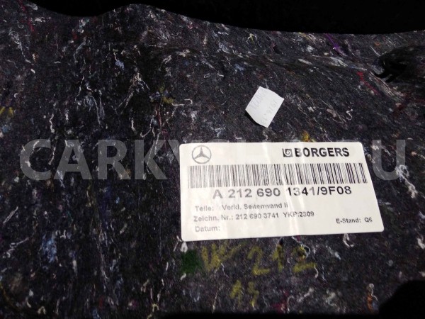 Обшивка багажника Mercedes-Benz E-класс W212/S212/C207/A207 рестайлинг (2013—2016) Mercedes-Benz E-klasse оригинальный номер a21269013419f08