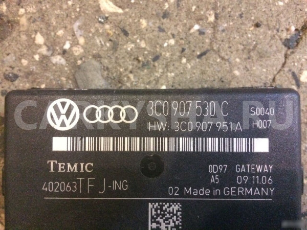 Блок комфорта  Volkswagen Passat B6 Volkswagen Passat оригинальный номер 3C0907530C