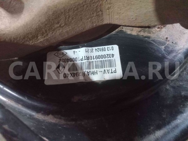 Поворотный кулак Renault Duster I рестайлинг (2015—2021) Renault 15 оригинальный номер 8200881916