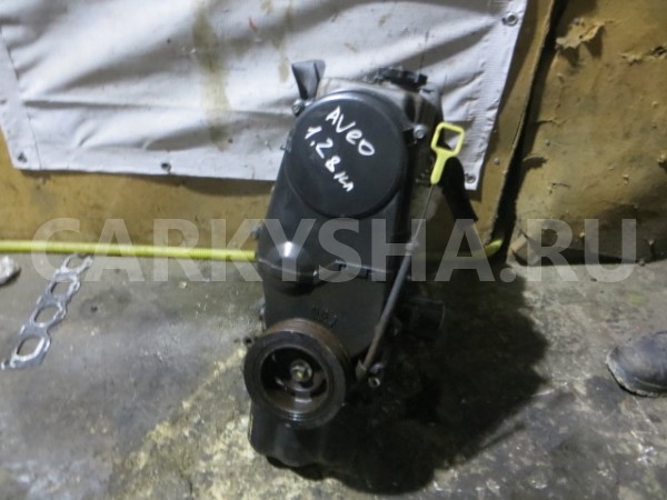 ДВС B12S1   T250 1.2 8V (8-ми клапанный) 05-11 б/у Chevrolet Aveo I Рестайлинг Седан оригинальный номер 96666210