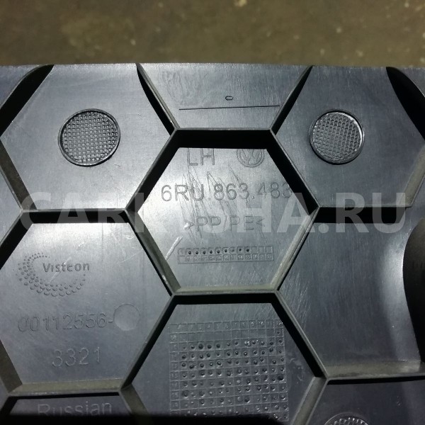 Обшивка стойки Volkswagen Polo V рестайлинг (2015—2020) Volkswagen Polo оригинальный номер 6ru863483