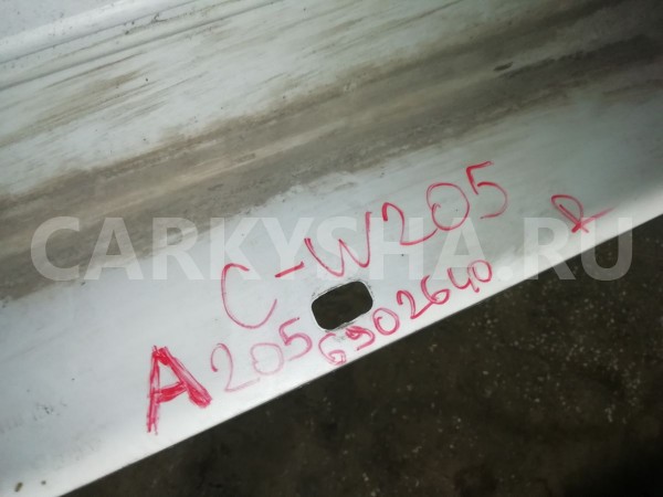 Накладка порога правая Mercedes C W205 Avantgarde Mercedes-Benz C-klasse оригинальный номер a2056902640