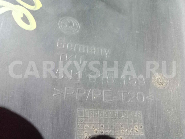 Заглушка Skoda Fabia II (2007—2010) Skoda Fabia оригинальный номер 5j1815159