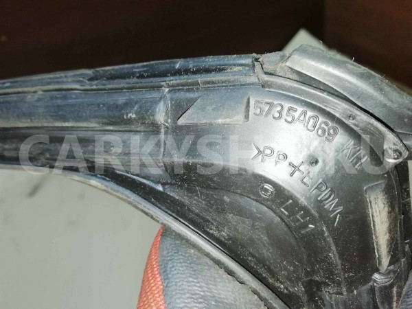 Уплотнитель стекла двери Mitsubishi Lancer X (2007—2010) Mitsubishi Lancer оригинальный номер 5735a069