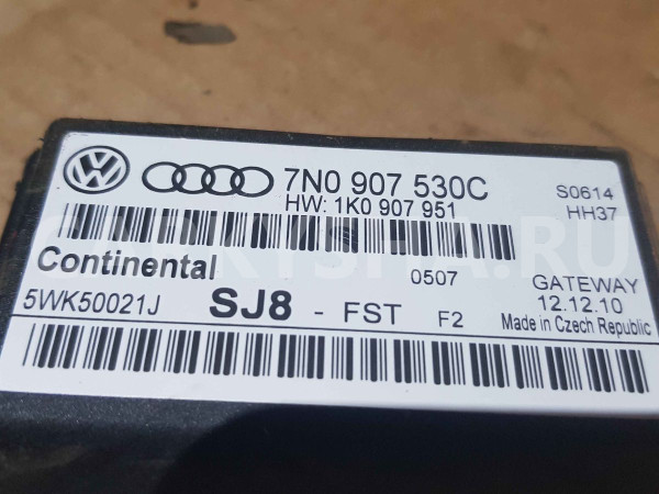 Блок электронный Skoda Octavia II рестайлинг (2008—2013) Skoda Octavia оригинальный номер 7n0907530c