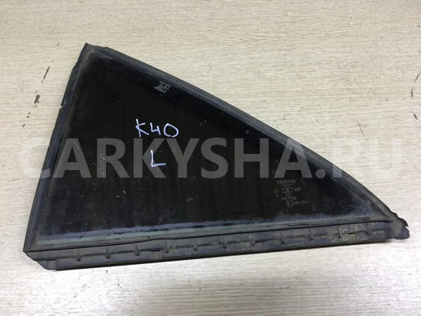 Стекло двери задней левой (форточка) с молдингом Toyota Camry VI (XV40) оригинальный номер 68124-33060