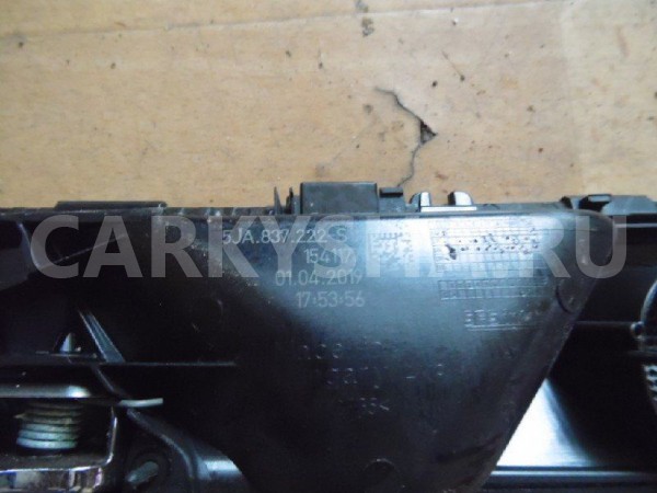 Ручка двери внутренняя Skoda Rapid I рестайлинг (2017—2020) Skoda Rapid оригинальный номер 5JA837222