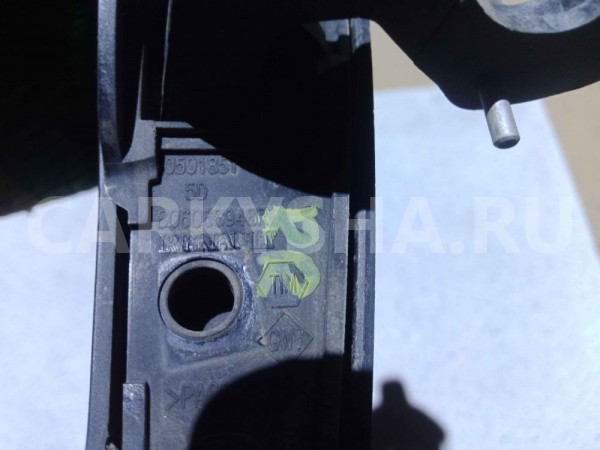 Ручка двери наружная Renault Sandero I (2009—2014) Renault 14 оригинальный номер 806067380R