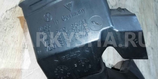 Воздуховод Porsche Cayenne I рестайлинг (2007—2010) Porsche Cayenne оригинальный номер 7L0819348A