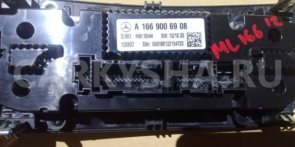 Блок управления климат-контролем Mercedes ML W166 Mercedes-Benz M-klasse оригинальный номер a1669006908