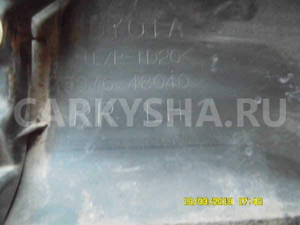 Накладка стекла Lexus RX II (2003—2006) Lexus RX оригинальный номер 75076-48040