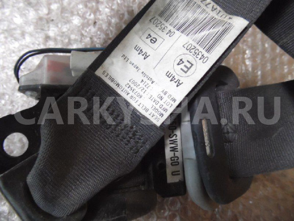 Ремень безопасности Honda CR-V III (2006—2009) Honda CR-V оригинальный номер 82450SWWG0