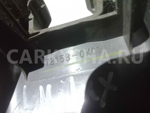 Накладка сиденья Toyota Hilux VII рестайлинг (2011—2015) Toyota Hilux оригинальный номер 721580k010