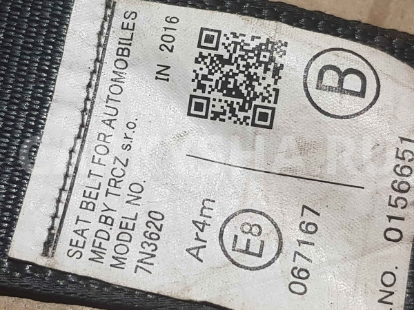 Ремень безопасности Toyota Camry XV50 рестайлинг 2 (2017—2018) Toyota Camry оригинальный номер 7336006340C0