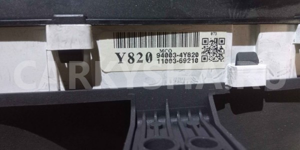 Панель приборов Kia Rio III рестайлинг (2015—2017) Kia Rio оригинальный номер 940034y820