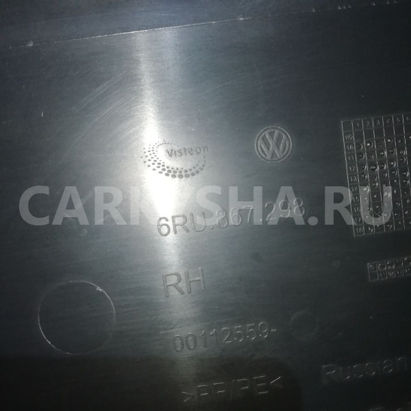 Обшивка стойки Volkswagen Polo V рестайлинг (2015—2020) Volkswagen Polo оригинальный номер 6ru867298