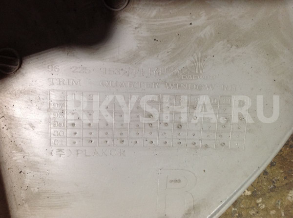 Обшивка стойки Chevrolet Lanos I (2002—2009) Chevrolet Lanos оригинальный номер 96225153