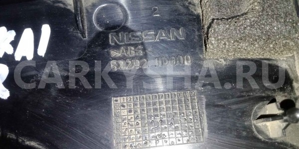 Накладка на дверь Nissan Qashqai I рестайлинг (2010—2013) Nissan Qashqai оригинальный номер 82292jd000