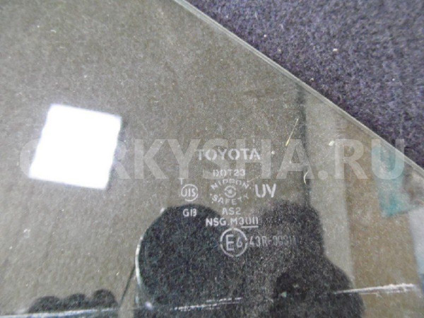 Стекло двери Toyota Camry XV40 (2006—2009) Toyota Camry оригинальный номер 6812406050