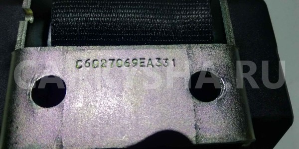 Ремень безопасности Renault Duster I (2010—2015) Renault 15 оригинальный номер 8200751262