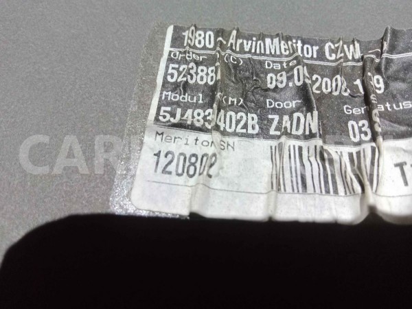 Стеклоподъемник Skoda Fabia II (2007—2010) Skoda Fabia оригинальный номер 5j4839402b